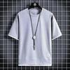 Men's Summer Casual Two-Piece-Look T-Shirt, High-End Large-Size Sports Short-Sleeve Five-Point Sleeve Top