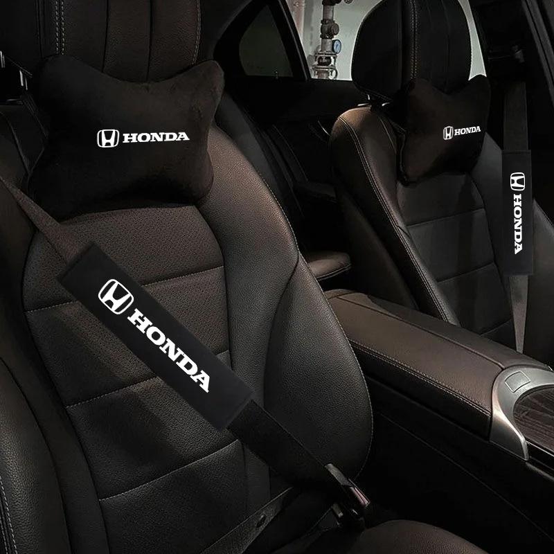Fashion Car Seats Neck Pillow Headrest Shoulder Pad For Honda civic accord fit jazz pilot CRV odyssey passport city shuttle HRV