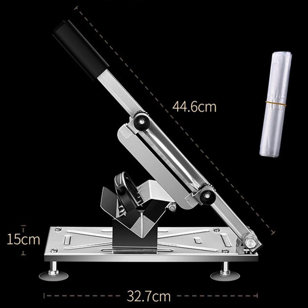Ручной слайсер для мяса из нержавеющей стали, машина для нарезки рулонов баранины для приготовления барбекю
