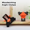 4pcs 90° Corner Clamps For Woodworking Fast Adjustable Quick Spring Loaded Woodworking Clamps Cabinets Photo Framing