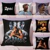 Наволочка T-Tupac Shakur All Eyez On Me, шелковистый короткий плюш, с потайной молнией, пылезащитная, чехол для диванной подушки, для домашнего декора