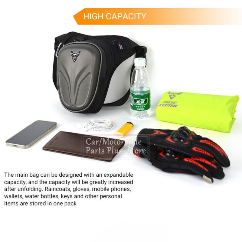 Мотоциклетная сумка для ног Водонепроницаемые мотоциклетные сумки На открытом воздухе Повседневная поясная сумка Боковая сумка для ног Мотоциклетная сумка Поясная сумка Сумка для мотоцикла