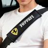 2Pcs Car Seat Belt Cover Shoulder Protection Pads For Ferrari F1 F8 F80 SF90 Stradale SF90Spider 296 GTB 296 GTS 812 Accessories HL6