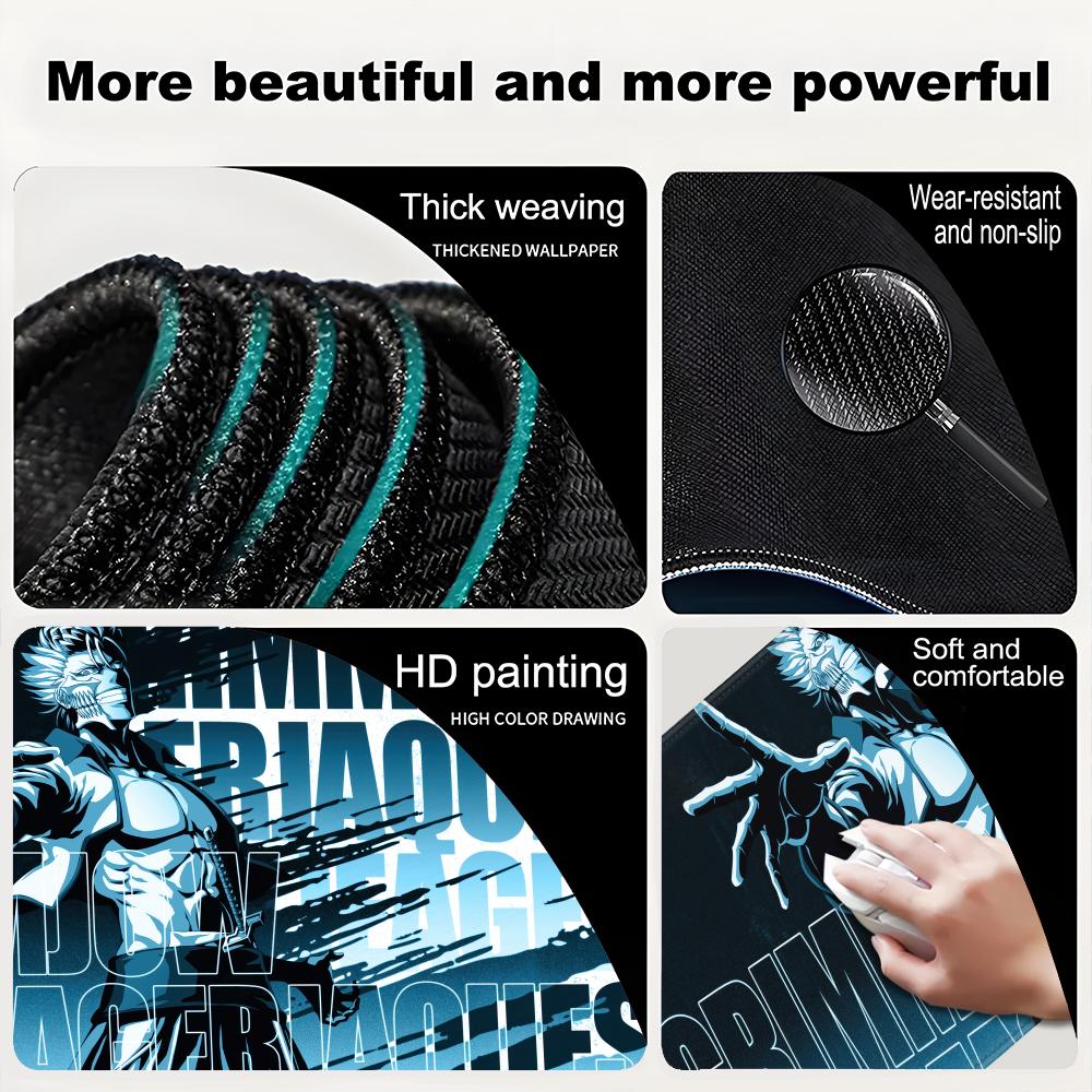 BLEACH Rebirth of Souls game Beautiful patternsOffice Computer Desk Mat Table Keyboard Big Mouse Pad Laptop Cushion NonslipDecor