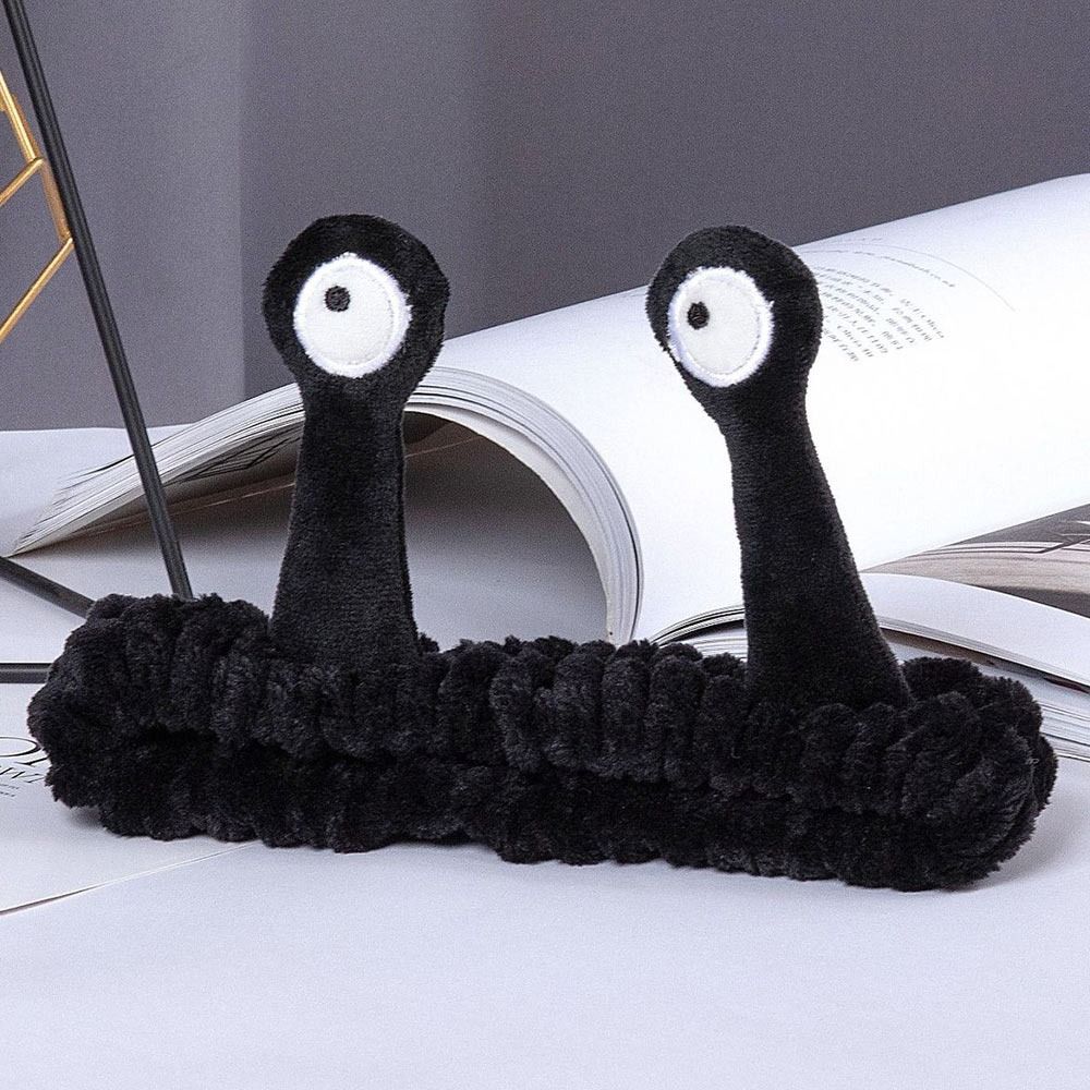 Макияж мультфильм улитка повязка на голову эластичные аксессуары для волос милый спа повязка на голову женщины девушка