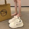Популярные универсальные белые туфли Muffin, женские, весна-осень, пожилые, на толстой подошве, 2025, новые немецкие тренировочные повседневные спортивные туфли