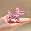 Елочное украшение Disco Dog, Максималистская статуэтка собаки-шарика для мамы и папы собак, Эстетичный декор в виде диско-шара, Преппи-декор для квартиры, Милый декор для комнаты и