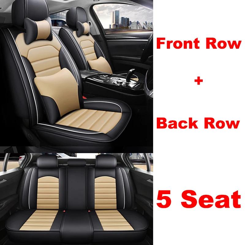 Universal Full Coverage 5 Seat Car Seat Cover for HONDA Shuttle Inspire XRV HRV Pilot Element Insight Prelude Car Accessories