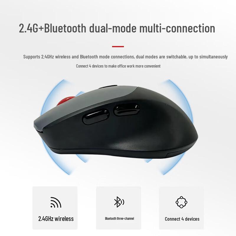 Lenovo Беспроводная Bluetooth-мышь MD11 с двойным режимом