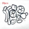 (10set/lot)Cooling System Seal Oil Cooler Gasket Seals # 24445723 55354071 For Chevrolet Cruze 1.6L 1.8L Sonic Astra Zafira