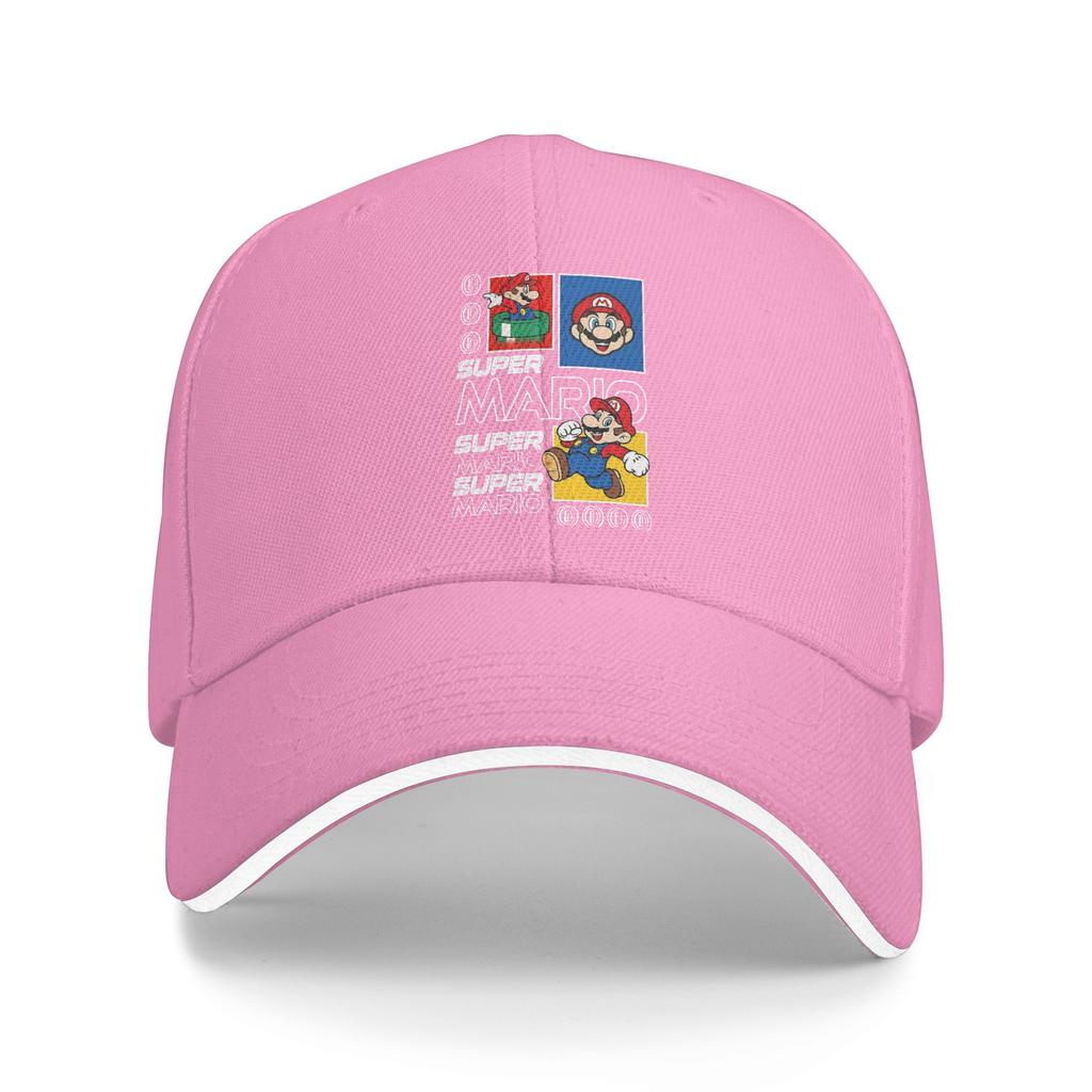 Super Marios Coins Baseball Caps Hip Hop Sandwich Hat Unisex Style Adjustable Headwear Outdoor