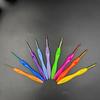 Multi-Color Anodized Aluminum Crochet Hook Set with Non-Slip Handle for DIY Knitting