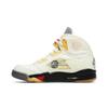 Air Jordan 5 SP 'Sail' (Unisex) Sail / Fire Red / Muslin / Black Vintage Basketball Shoes DH8565 100