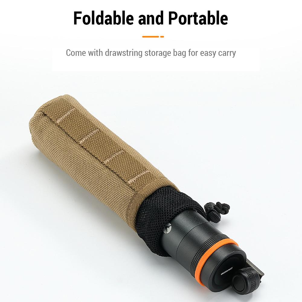 Ручная кофемолка из нержавеющей стали, кофемолка с коническими жерновами и складной ручкой для кемпинга