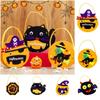 Ghost Bat DIY Trick or Treat Bag Non-woven Fabric Pumpkin Handbag DIY Halloween Candy Bag  Toddlers