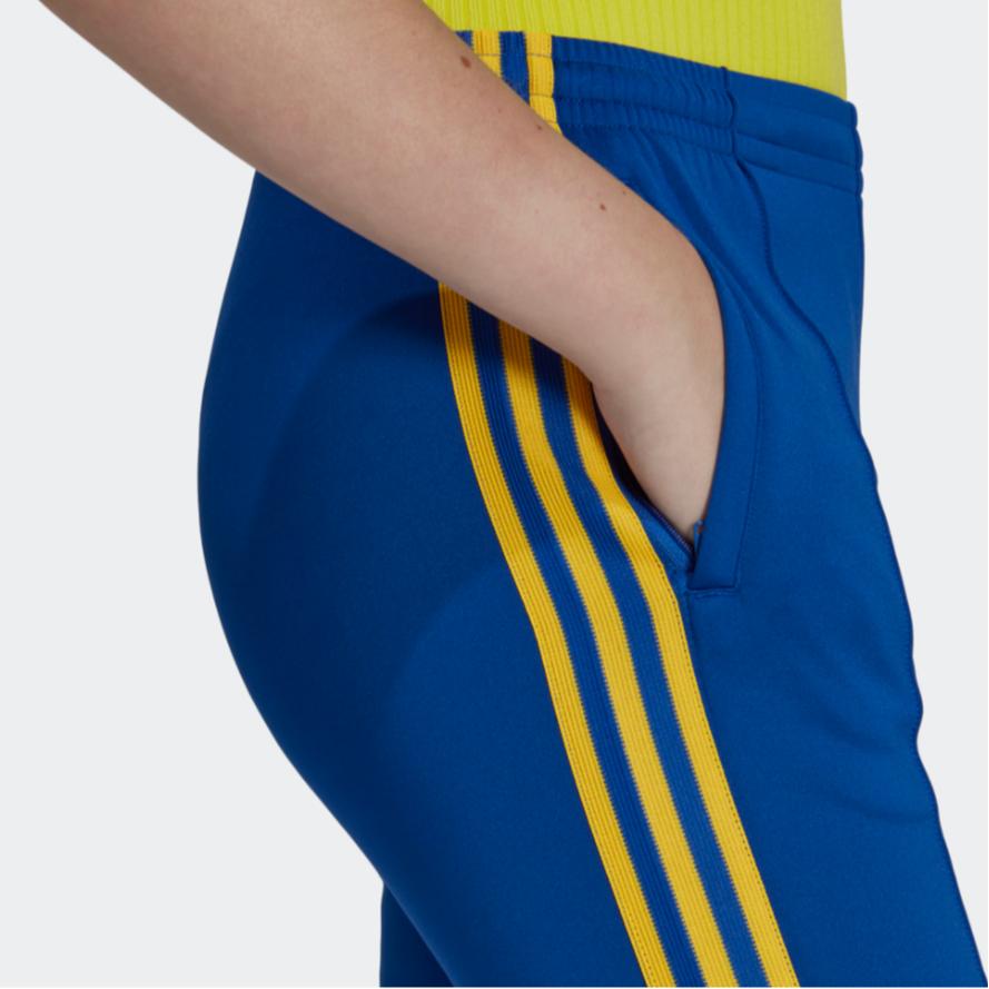 adidas Женские спортивные брюки Originals Adicolor Heritage Now с расклешенными штанинами, синие IB2021