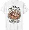 Crazy Cat Lady Club T-Shirt, Funny Kitten Lover Gift, Cute Cat Mom Graphic Tee