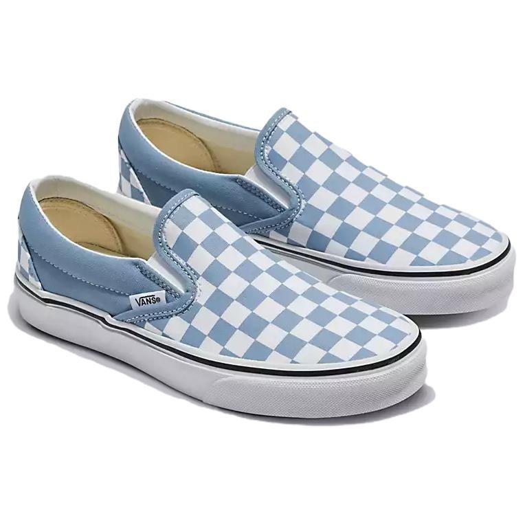 Кеды-слипоны Classic Vans 'Color Theory Checkerboard - Dusty Blue' VN000BVZDSB