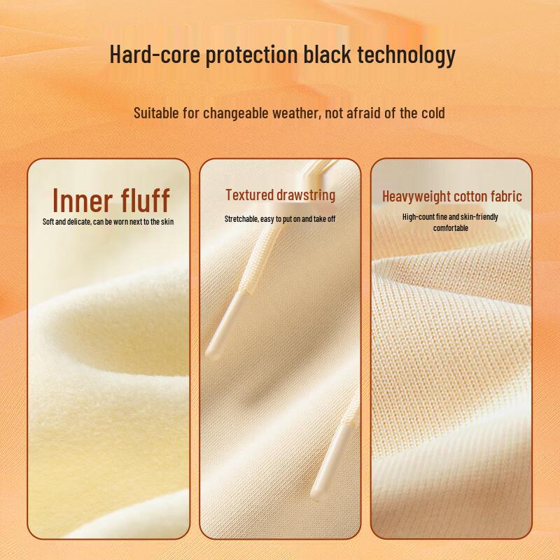 GENIOLAMODE Men's Fleece-Lined Hooded Sweatshirt