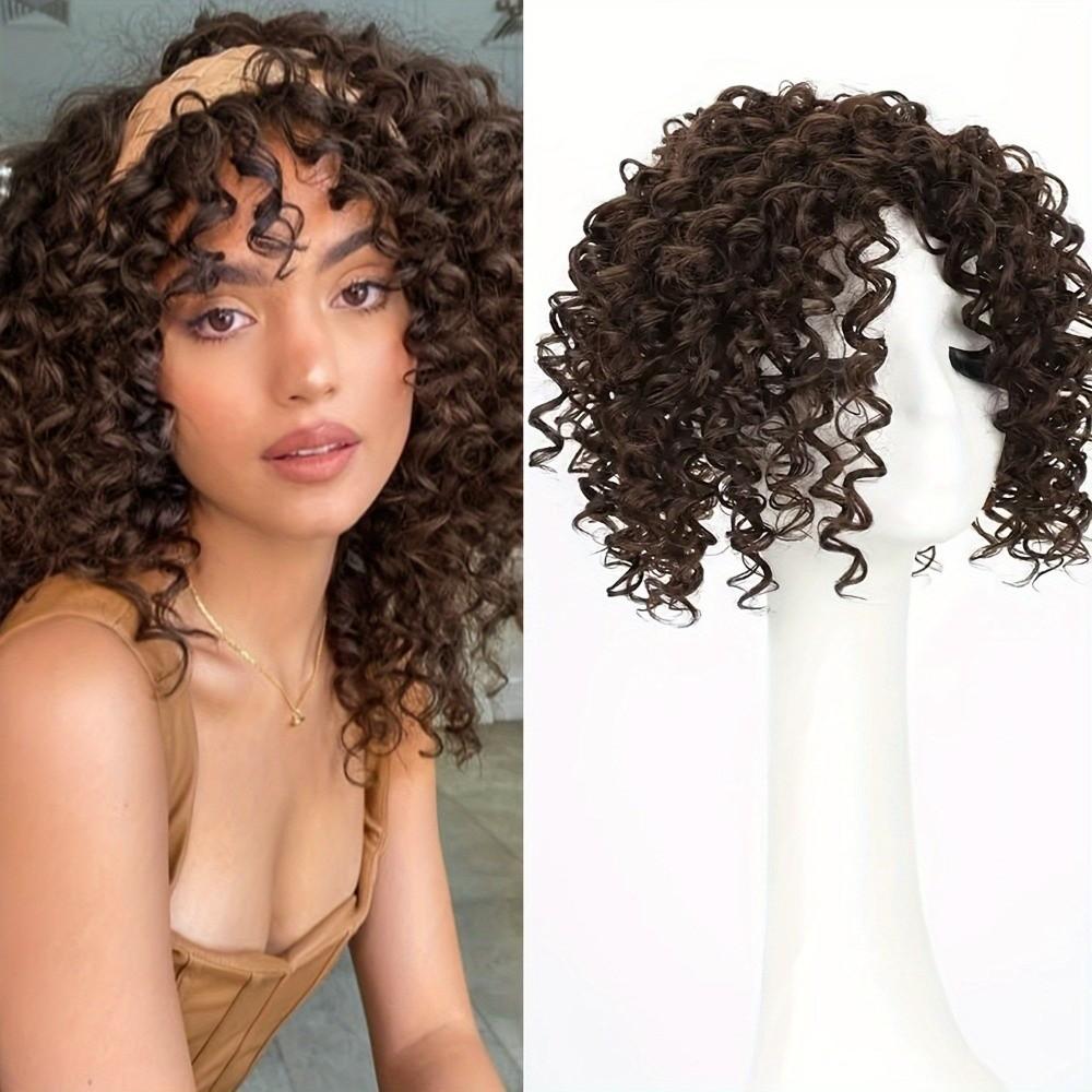 Hair Extension Short Afro Kinky Curly Hair Toppers Thinning Hair Topper Increase Hair Volume