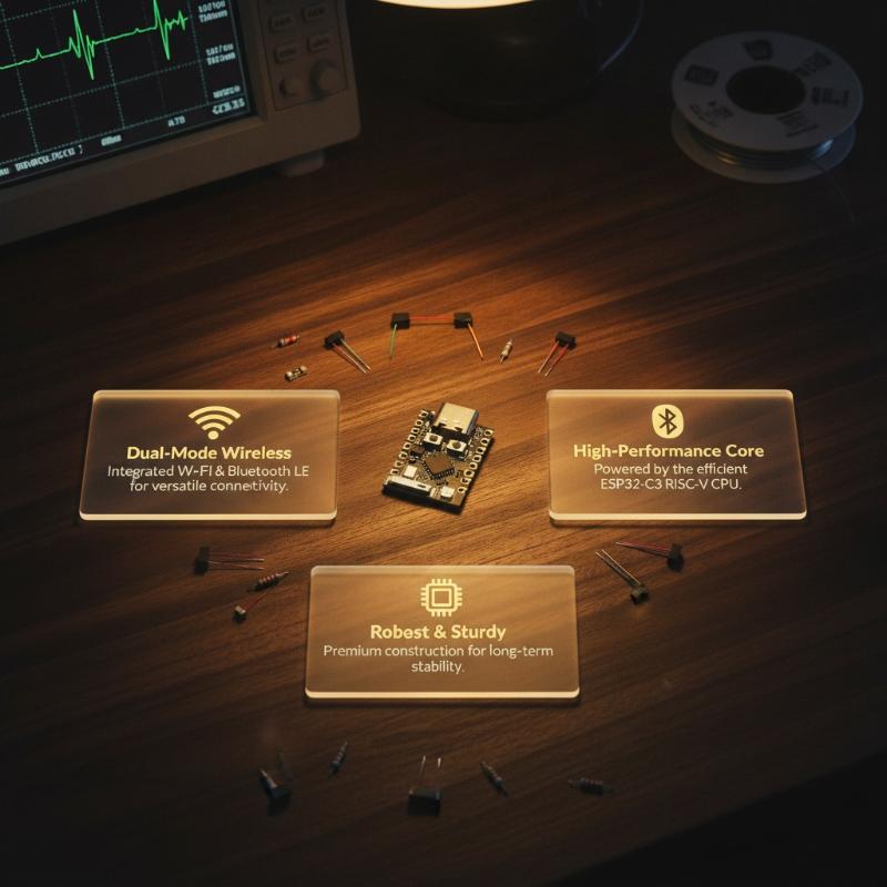 1 шт. Плата разработки ESP32 C3 Super Mini с интерфейсом Type-C, модуль WIFI Bluetooth для электронных DIY-проектов
