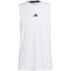 Solid Color Outdoor Casual Sports Round Neck Moisture Wicking Training Fitness Vest Men Vests White IS3795