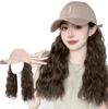 IFLY Hat Curly Integrated Hat and Easy To Suitable for and Fall Women's Wig, Medium-Long Hair, Natural-Looking Hair, Wig, Wear, Stylish, Breathable,