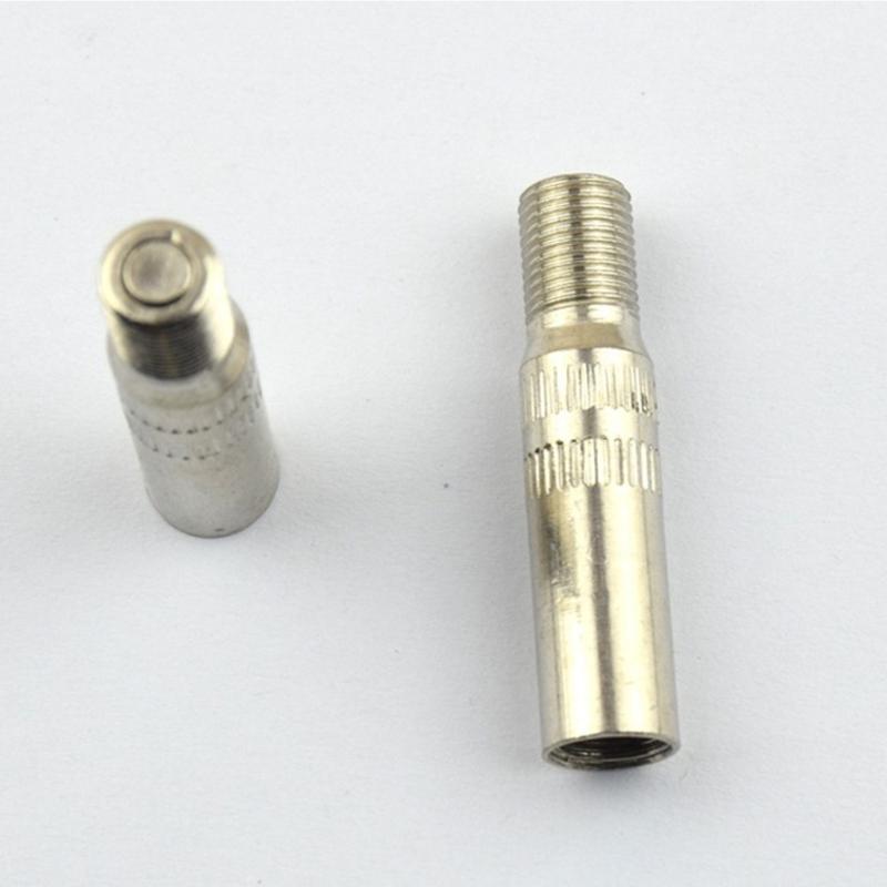 Three Size Tire Stem Extensions with Covers, Screw-On Metal Stem Adapter Set for Direct Stem Access in Tire Inflation and Pressure Checks