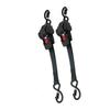 1pc/2pcs/4pcs Black Ratchet Tie Down Straps Automatic Telescopic Tensioner  Maximum Length 3 Meters