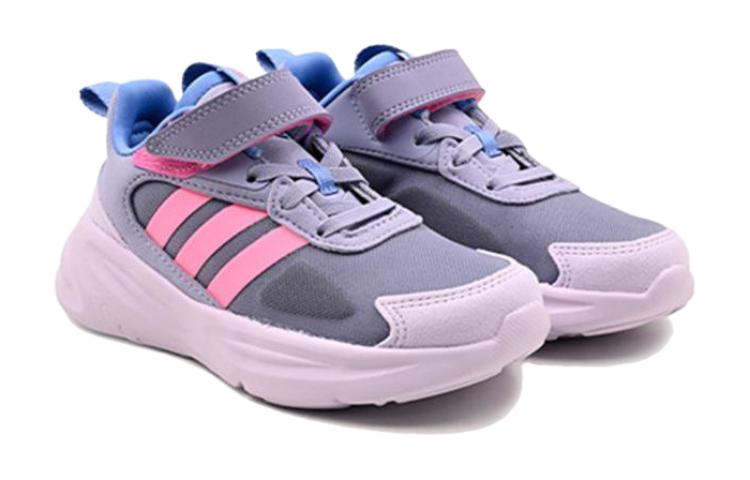 Adidas Neo Ozelle Lightweight Slip Resistant Abrasion Resistant Low top Running Shoes Purple Pink Kids' HQ3834