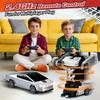 2.4GHz RC Transforming Robot Car Toy 2-in-1 Remote Control Vehicle with LED Lights 360° Spin Drift for Kids Boys Birthday Gift