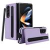 Складной Чехол-Книжка из Искусственной Кожи с Защитой от Ударов для Samsung Galaxy Z Fold 7 /6 /5 Мобильного Телефона с Держателем для Стилуса