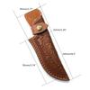 Pocket Knife Sheath Handmade Pouches Leathers Knife Holsters Straight Knife Holder Outdoor Carry Sheath Tool Easy To Us
