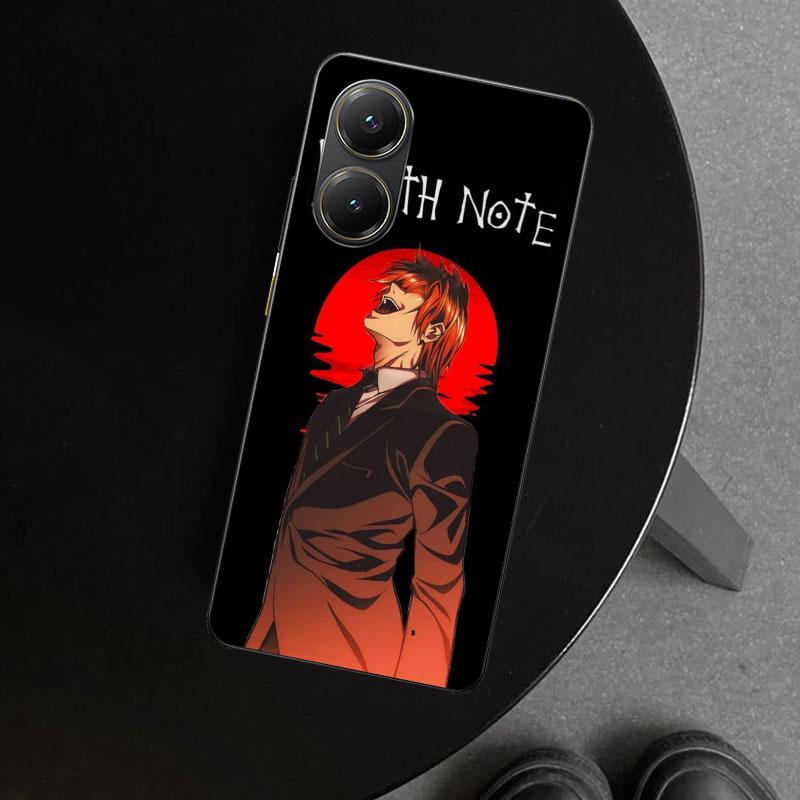 Чехол-обложка N-Note D-Death Yagami Light для Xiaomi Poco X6 X5 X7 Pro F7 Ultra Redmi 15C 15 13C 13 12C 12 10C 10 10A 9C 9A 9