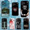 Band P-PIERCE the V-Veil Case For iPhone 15,16,12,14,17,13,11,Plus,Pro Max,8,7,XR,SE,XS,X,Mini,Soft Silicone Black