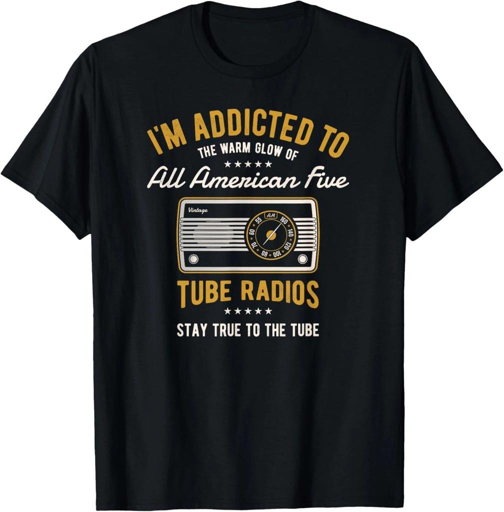 Vintage Vacuum Tube AA5 All American Five Radio T-Shirt