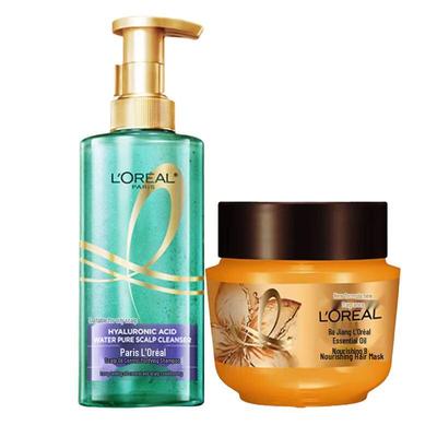 Набор: Очищающий шампунь и маска для кожи головы L'Oréal