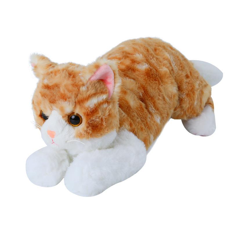 Cat Doll Cute Simulation Kitten Doll Comforting Children Sleeping Pillow Plush Toy Girl Doll