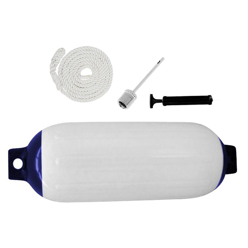 Inflatable Marine Boat Fender Heavy Duty PVC Dock Bumper Safety Equipment for Pontoon and Sailing Boats