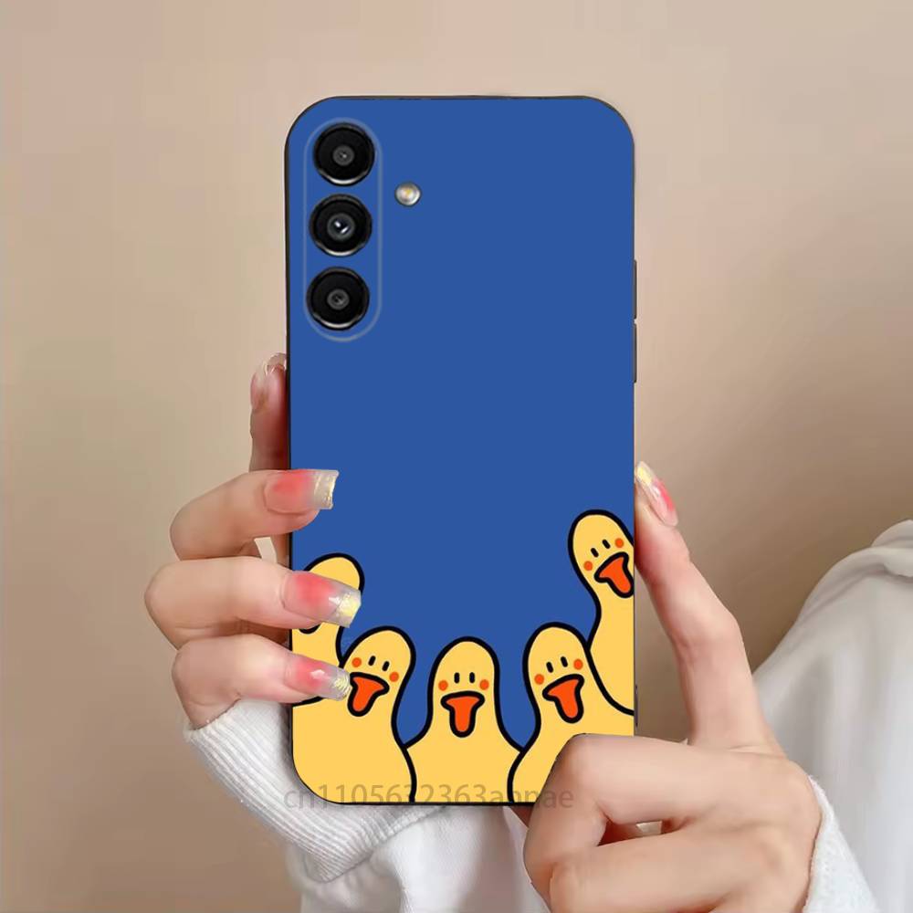 Желтый Утенок Чехол для Телефона для Samsung Galaxy S21 22 23 24 S25 Ultra PlusS20 FE S10 Plus Чехол Funda