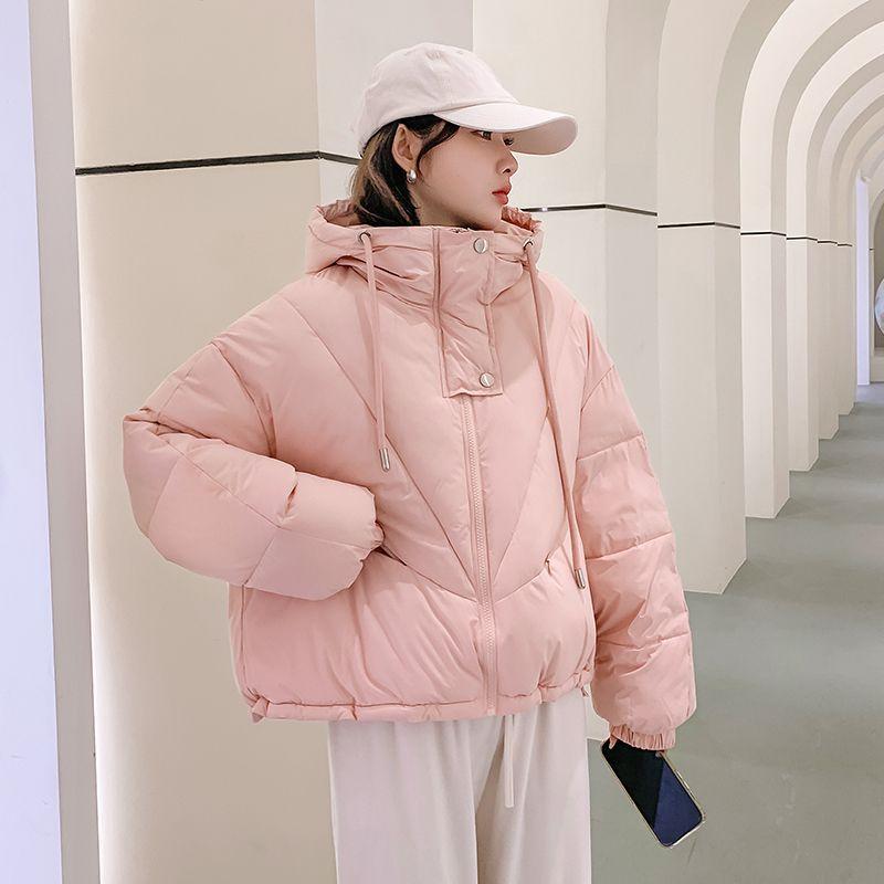 Korean Style Winter Short Padded Coat Women Loose Thickened Trendy Jacket