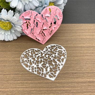 Сердце любовь металлический трафарет трафареты для DIY Скрапбукинг декоративное тиснение ручной высечки шаблон