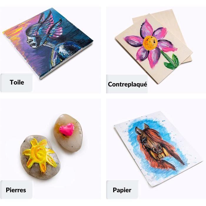 Peinture Enfant Lavable Doigt Creative Deco | 24x20ml | Multicolore | Non-Toxique