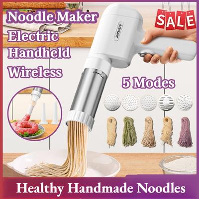 Бытовая электрическая машина для приготовления лапши из нержавеющей стали, беспроводная ручная автоматическая машина для приготовления лапши, макарон, лапши для выпечки