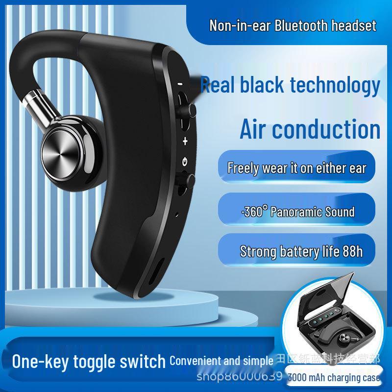 Высококачественные спортивные Bluetooth-наушники с костной проводимостью и креплением для автомобиля, совместимые с Apple и Android