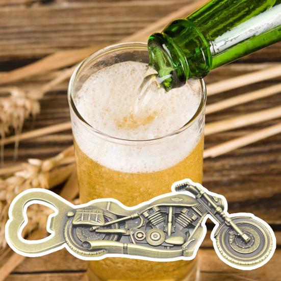 Креативная имитация ретро мотоциклетная открывалка для бутылок из цинкового сплава открывалка для пива на день рождения, Рождественский фестиваль, подарок