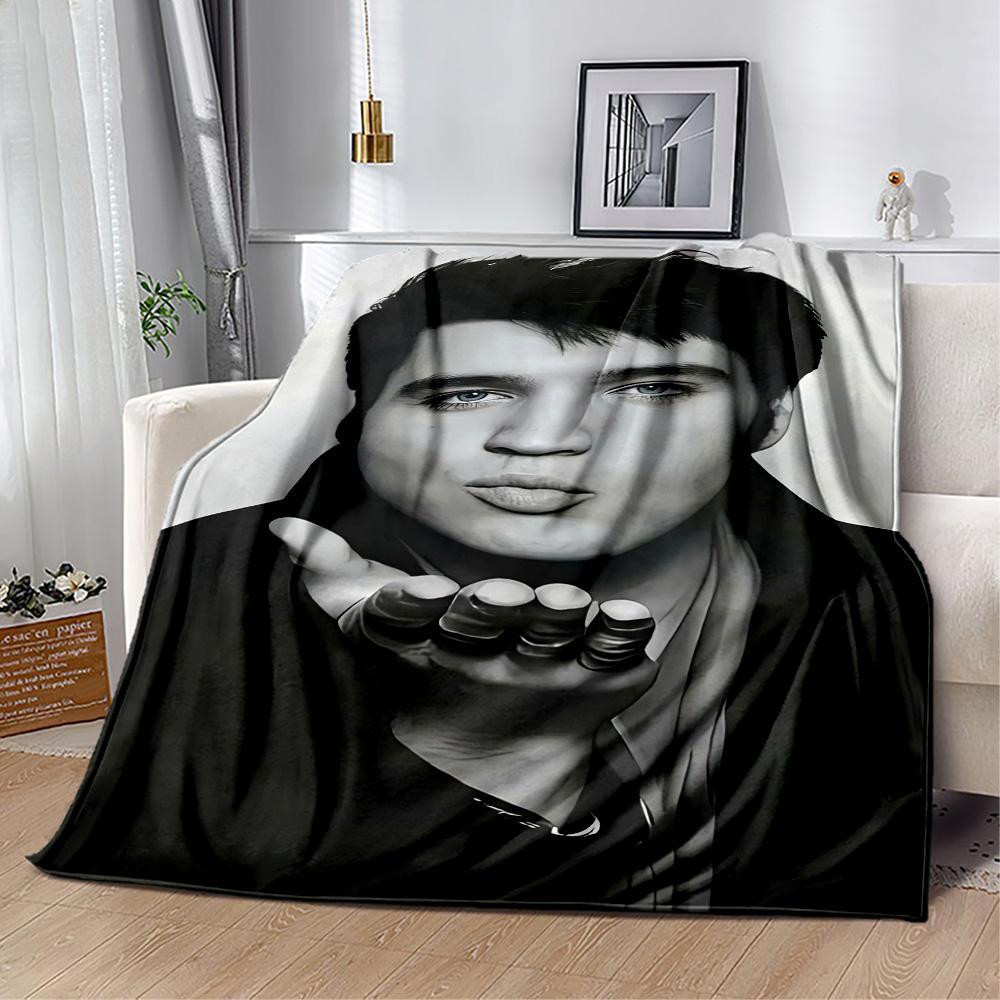 Elvis Blanket Soft Warm Cozy Great For Office Chair Sofa Chair Four Seasons Universal Warmthful Decor Gifts For Family Or Friends