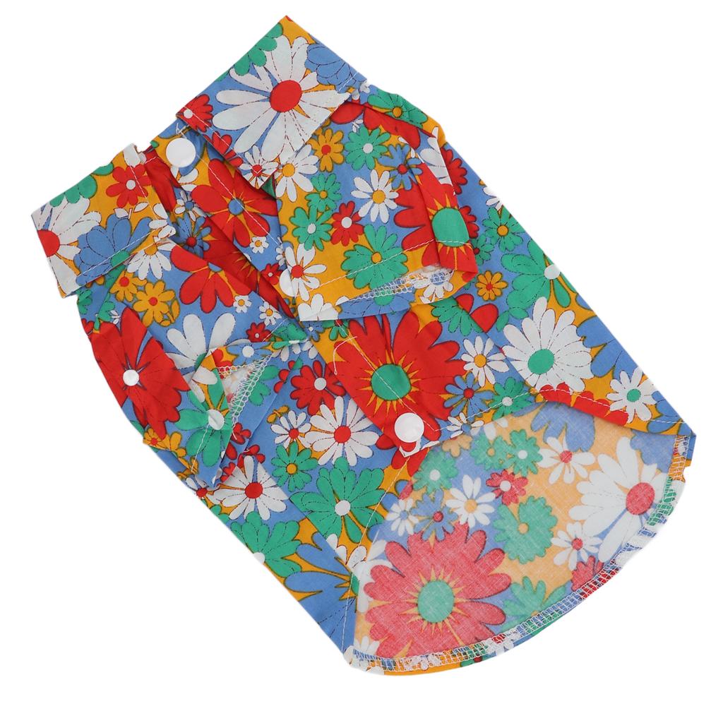 Гавайская футболка для питомца, летний жилет для собаки/кошки, милый костюм питомца, подходит для маленьких и средних размеров