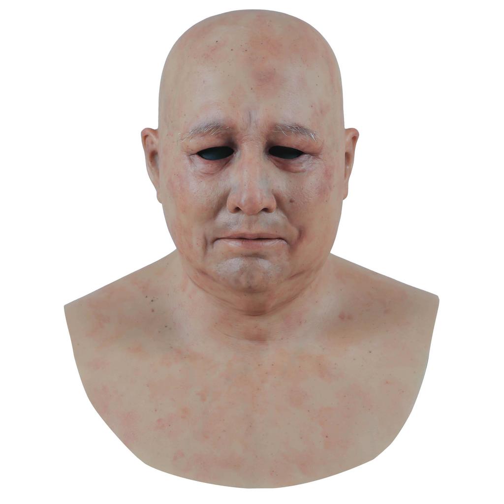 Реалистичный толстый старик Высококачественная силиконовая маска/ Мягкая кожа Силиконовая маска Силиконовая маска Реалистичная силиконовая маска KingFaceFX