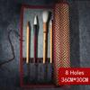 Bamboo Calligraphy Pen Curtain Large Capacity Pen Case High Quality Stationery Organizer  Students